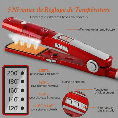  fer a lisser vapeur avec reglage temperature