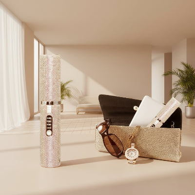 un lisseur sans fil couleur argent